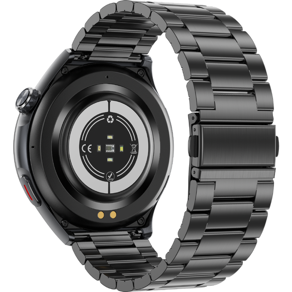 SmartWatch cu Glucometru, Meniu RO, Apel Bluetooth, Ritm Cardiac, Nivel Oxigen, Tensiune Arteriala, Temperatura Corporala, Nivel Stres, Monitorizare Somn S863