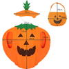 Costum De Halloween Pentru Copii Happy Pumpkin, Tinuta Completa, Material Moale, Aspect Atractiv, Universal, Portocaliu