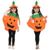 Costum De Halloween Pentru Copii Happy Pumpkin, Tinuta Completa, Material Moale, Aspect Atractiv, Universal, Portocaliu