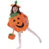 Costum De Halloween Pentru Copii Happy Pumpkin, Tinuta Completa, Material Moale, Aspect Atractiv, Universal, Portocaliu