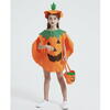Costum De Halloween Pentru Copii Happy Pumpkin, Tinuta Completa, Material Moale, Aspect Atractiv, Universal, Portocaliu