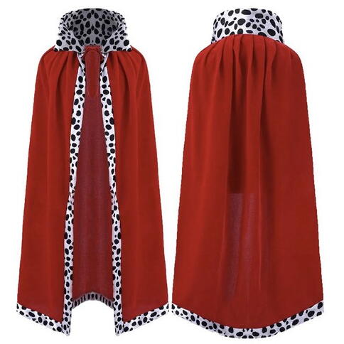 Costum De Halloween Pentru Copii Rege, Tinuta Completa Pelerina, Coroana, Sceptru, Material Moale, Aspect Atractiv, Universal