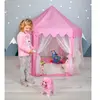 Cort de joaca pentru copii, Castel printese, Pliabil, 6 intrari, 135x140 cm, roz