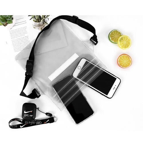 Etui tip borseta, Geanta Impermeabila, Husa telefon mobil,  Sistem de inchidere cu 4 trepte, Reglabil