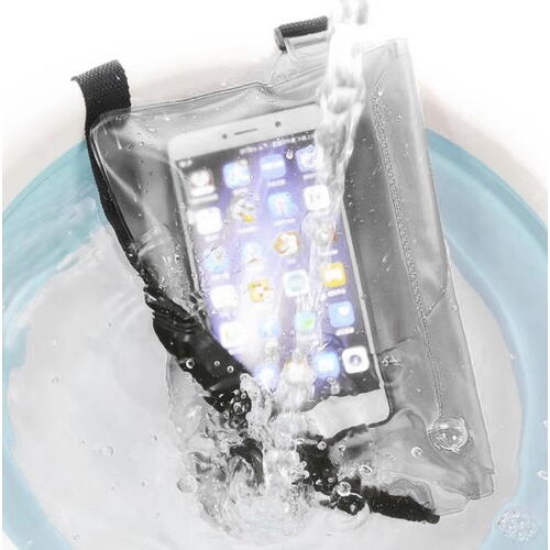 Etui tip borseta, Geanta Impermeabila, Husa telefon mobil,  Sistem de inchidere cu 4 trepte, Reglabil