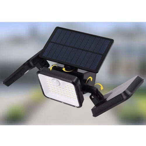 Lampa solara de gradina, curte, casa 180 LED, Impermeabila, Rezistenta Ploaie/Zapada, Senzor de miscare si amurg