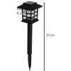 Set 6 lampi solare de exterior pentru gradina, Oprire/Stingere Automata, Cu tarus, Tip felinar, Decorative, Senzor de lumina, Rezistente la apa, Lumina rece