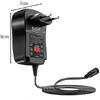 Incarcator universal 30W, 6 capete interschimbabile, 150cm cablu, 3V-12V, USB
