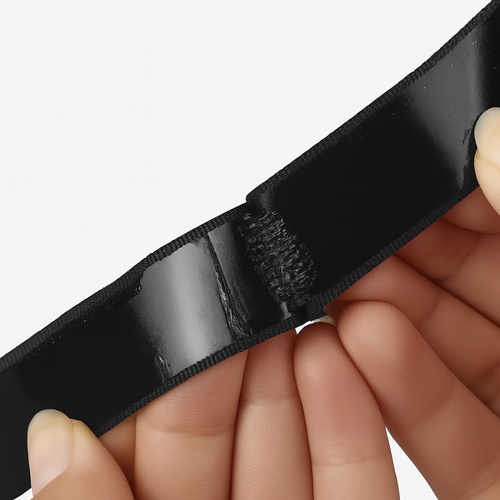 Banda velcro adeziva, Banda cu scai si adeziv, Reutilizabila, Latime 5 cm, Lungime 5 m