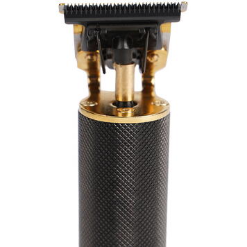 Masina Profesionala de Tuns Barba Si Contur, Fara Fir, Marimi Reglabile, Lama Inox, Negru