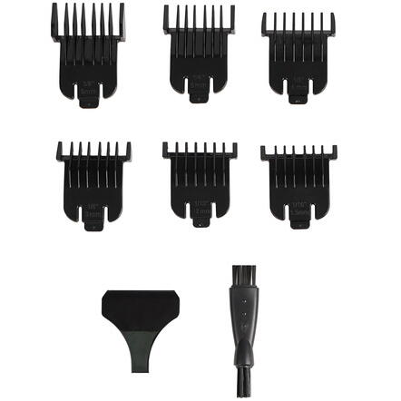 Masina Profesionala de Tuns Barba Si Contur, Fara Fir, Marimi Reglabile, Lama Inox, Negru