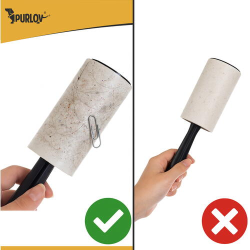 Set 15 Rola pentru curatarea parului, pentru haine si tapiterii, 40 coli/rola