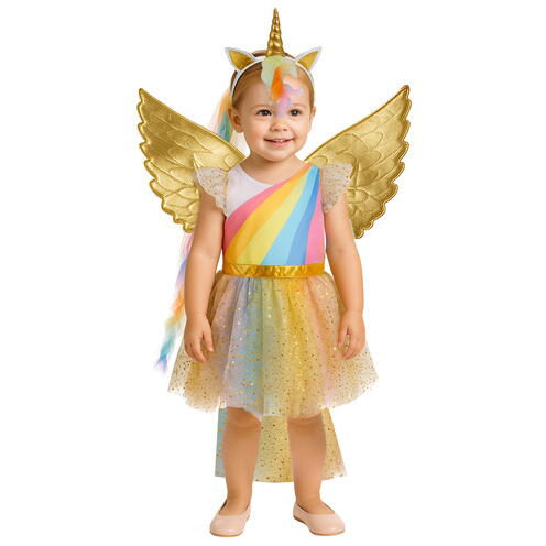 Costum De Halloween Pentru Copii, Unicorn, Marime 110-116, 3-5 Ani, Tinuta Completa, Material Moale, Aspect Atractiv, Universal