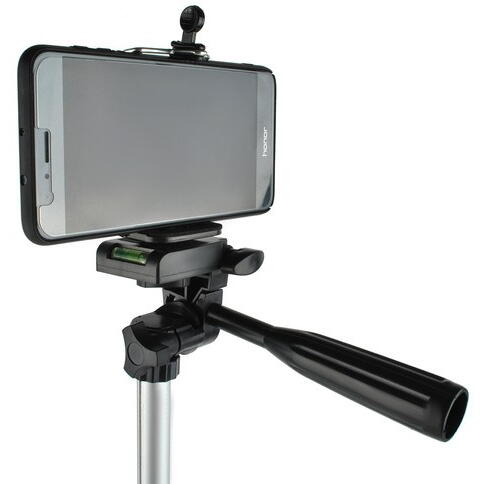 Trepied pentru Smartphone telescopic, Cu Telecomanda, Compatibil Android si IOS nivela si husa inclusa
