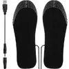 Branturi incalzite pentru incaltaminte, Alimentat prin USB, marimea 35-40, Negru