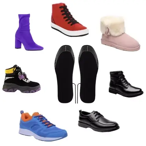 Branturi incalzite pentru incaltaminte, Alimentat prin USB, marimea 41-46, Negru