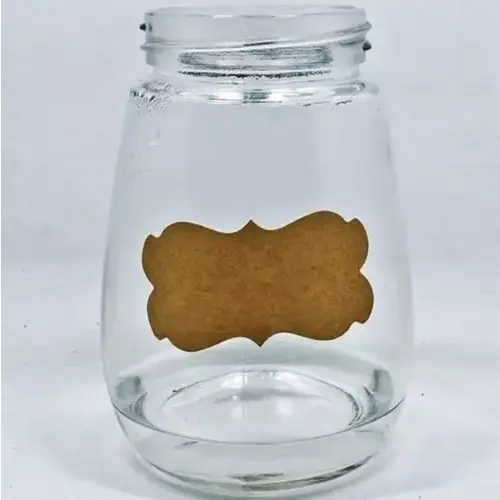 Set 300 etichete autoadezive, Hartie kraft, 3 modele, Usor de utilizat, Pentru borcane, Sticle, Depozitare de alimente sau decorare cadou, 5×3cm, Maro