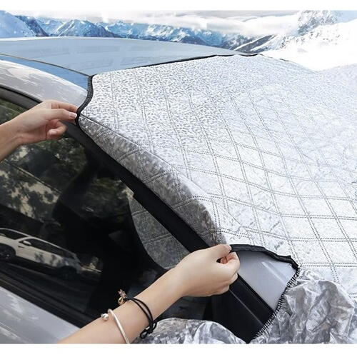 Husa Magnetica pentru Geam, Protectie Parbriz, Protectie impotriva Inghetului si Razelor Solare, Impermeabil, Material Durabil, Siguranta pentru Vopsea, 143 x 122 cm