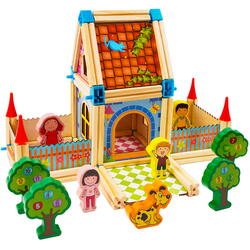 Set constructie din lemn cu 268 piese pentru copii, Micul Arhitect, Educativ si interactiv