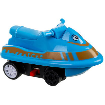 Set 25 piese cu masinuta, traseu puzzle racer, jucarie interactiva cu desene din mare, semne de circulatie si combinatii multiple