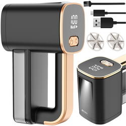 Aparat de curatat scame electric, Acumulator 1800 mAh, USB-C, Negru