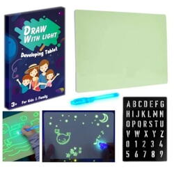 Tablita fosforescenta rescriptibila, interactiva, format A3, Pix Inclus, 40x30 cm