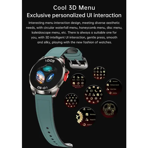 SmartWatch cu Meniu Ro, Apel Bluetooth, Ritm Cardiac, Nivel Oxigen, Calculator, Calendar, Vreme, Moduri Sport, Calorii, Alarma S875