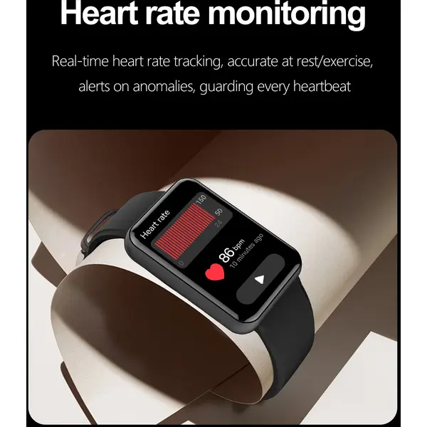 SmartWatch tip Bratara cu Apel Bluetooth, Ritm Cardiac, Nivel Oxigen, Calculator, Numar SOS, Calendar, Monitorizare Somn S878