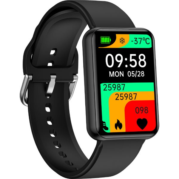 SmartWatch tip Bratara cu Apel Bluetooth, Ritm Cardiac, Nivel Oxigen, Calculator, Numar SOS, Calendar, Monitorizare Somn S878