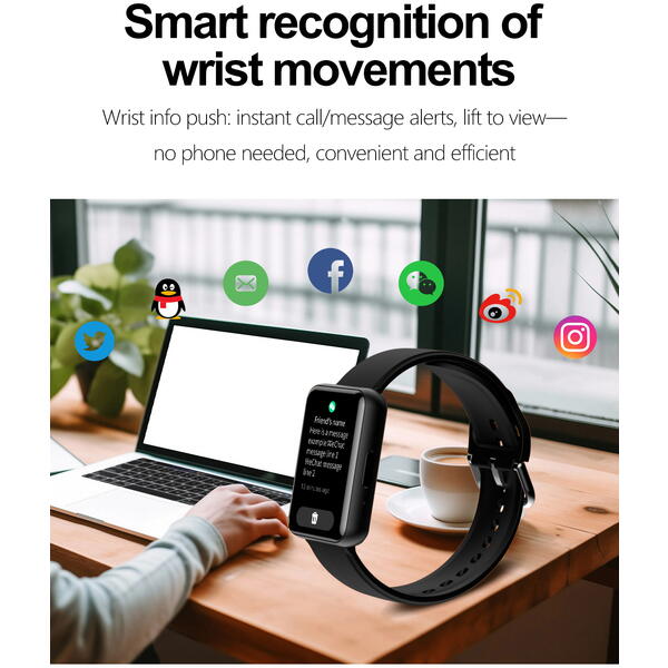 SmartWatch tip Bratara cu Apel Bluetooth, Ritm Cardiac, Nivel Oxigen, Calculator, Numar SOS, Calendar, Monitorizare Somn S878