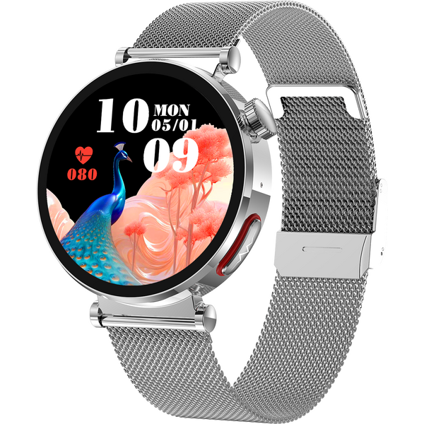 SmartWatch cu Senzor Glucometru, BIA, Ritm Cardiac, Nivel Oxigen, Tensiune Arteriala, EKG, Temperatura Corporala, Apel Bluetooth, SOS, Calculator, Ciclu Menstrual S880