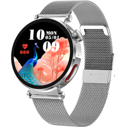 SmartWatch cu Senzor Glucometru, BIA, Ritm Cardiac, Nivel Oxigen, Tensiune Arteriala, EKG, Temperatura Corporala, Apel Bluetooth, SOS, Calculator, Ciclu Menstrual S880
