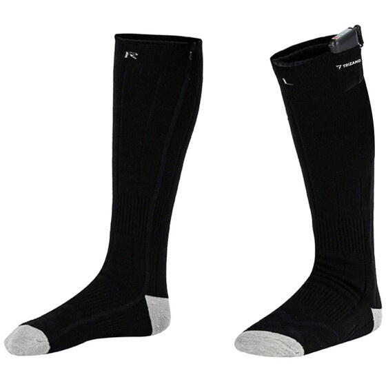 Sosete incalzite, Acumulatori Inclusi, Incarcator USB, Reglare a incalzirii in 3 trepte, 40 - 60 grade, Marime universala 36-44, Negre