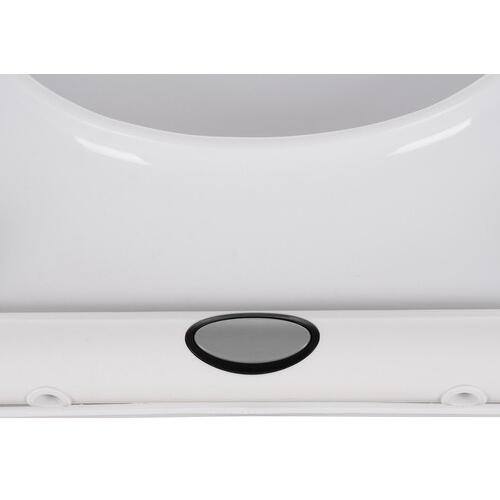 Capac WC cu Soft Close, Sistem Inchidere Lenta, Montaj Universal, Usor de Curatat, Kit de Montaj inclus, Alb