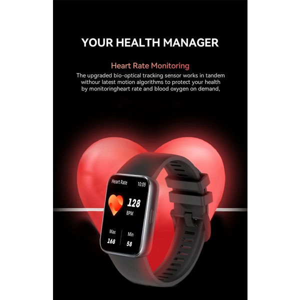 SmartWatch Cu Apel Bluetooth, Ritm Cardiac, Nivel Oxigen, Tensiune Arteriala, Moduri Sport, Calorii, Monitorizare Somn, Meniu RO, Nivel Stres, Calculator S882