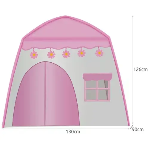 Cort pentru copii cu LED, 126x130x90cm, 20 lumini, multicolor