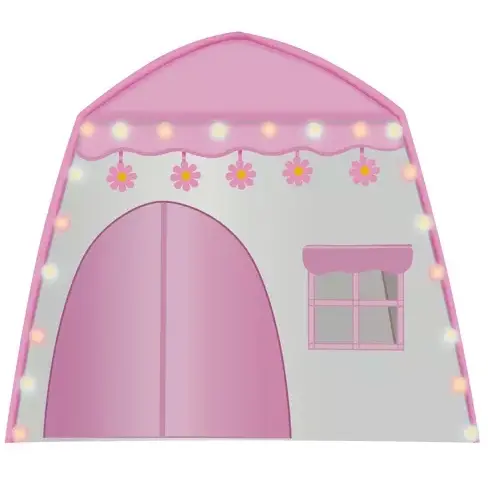 Cort pentru copii cu LED, 126x130x90cm, 20 lumini, multicolor