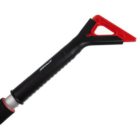 Racleta Auto Telescopica ,Lungime Reglabila de la 86 la 103 cm, Eficineta si Rezistenta, Razuitoare Detasabila, Prietenos cu Vopseaua Masinii, Negru/Rosu