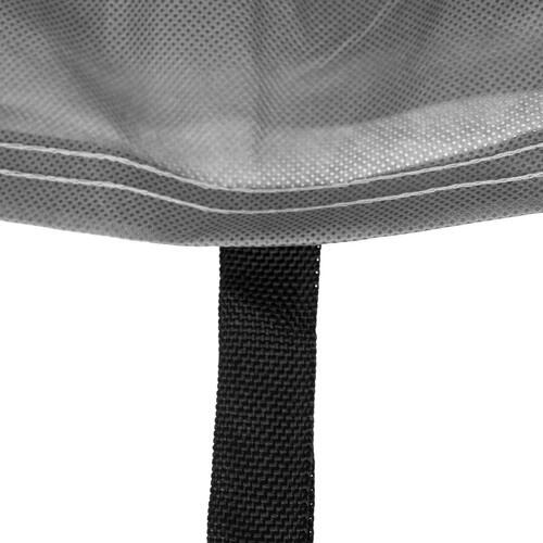 Husa Auto Mare Rezistenta la Razele UV, 572x180x120cm, Nu Ingheata pe Caroserie, Margini Duble Intarite, Benzi Elastice Cusute in Fata si in Spate care va Permit sa Fixati Husa de Bara de Protectie, Set cu Geanta, Gri