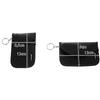 Set 2 husa protectie antifurt pentru chei si carduri, Cu carabiniera, Inchidere velcro, Neagra, Blocarea undelor radio 10 - 30 kHz, 9 x 13/ 8.5 x 13 cm