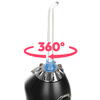 Irigator bucal profesional portabil, 5 moduri, 8 duze, 300 ml, 2500 mAh, IPX7, pentru dinti, gingii, limba si nas, Negru