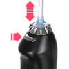 Irigator bucal profesional portabil, 5 moduri, 8 duze, 300 ml, 2500 mAh, IPX7, pentru dinti, gingii, limba si nas, Negru