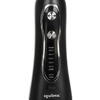 Irigator bucal profesional portabil, 5 moduri, 8 duze, 300 ml, 2500 mAh, IPX7, pentru dinti, gingii, limba si nas, Negru
