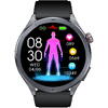 SmartWatch cu EKG, Ritm Cardiac, Temperatura Corporala, Nivel Oxigen, HRV, Tensiune Arteriala, Calculator, Asistent Vocal Inteligent AI, Apel Bluetooth S884