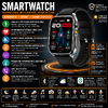 SmartWatch cu EKG, Ritm Cardiac, Temperatura Corporala, Nivel Oxigen, HRV, Tensiune Arteriala, Calculator, Asistent Vocal Inteligent AI, Apel Bluetooth S886