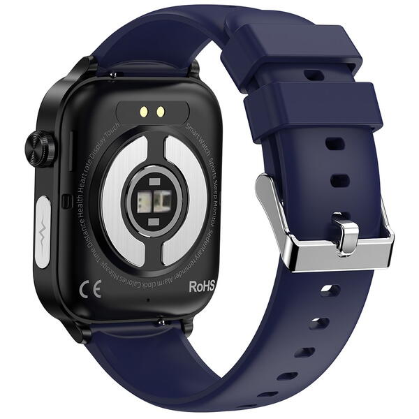 SmartWatch cu Apel Bluetooth, Glucometru, Analiza Impedantei Bioelectrice, EKG, HRV, Temperatura Corporala, Ritm Cardiac, Nivel Oxigen, Tensiune Arteriala S887