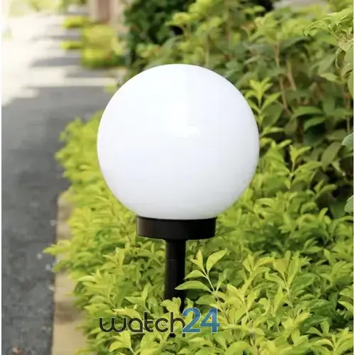 Lampă solară de grădină – sferică, set de 6 buc