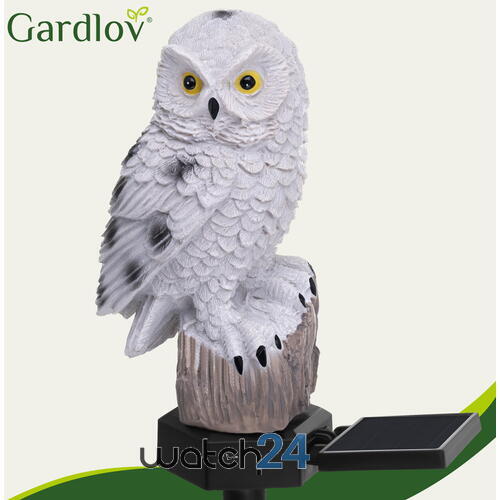 Lampă solară de grădină – bufniță