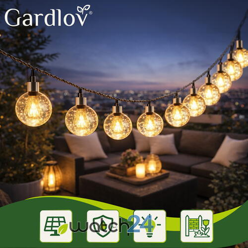 5900779951907 Ghirlandă solară de 12 m, 100 Bile, IP65