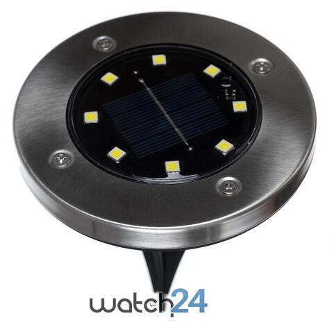 Set 12 Lămpi Solare de Grădină Alb Rece cu Senzor de Mișcare IP65 11.5cmx12.5cmcm